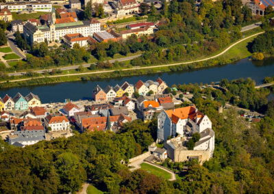 Luftaufnahme für Städte Tourismus